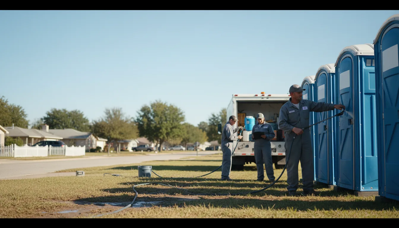 Long-Term Portable Toilet Rental in Harveysburg, OH near me